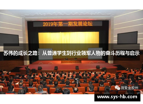 苏伟的成长之路：从普通学生到行业领军人物的奋斗历程与启示